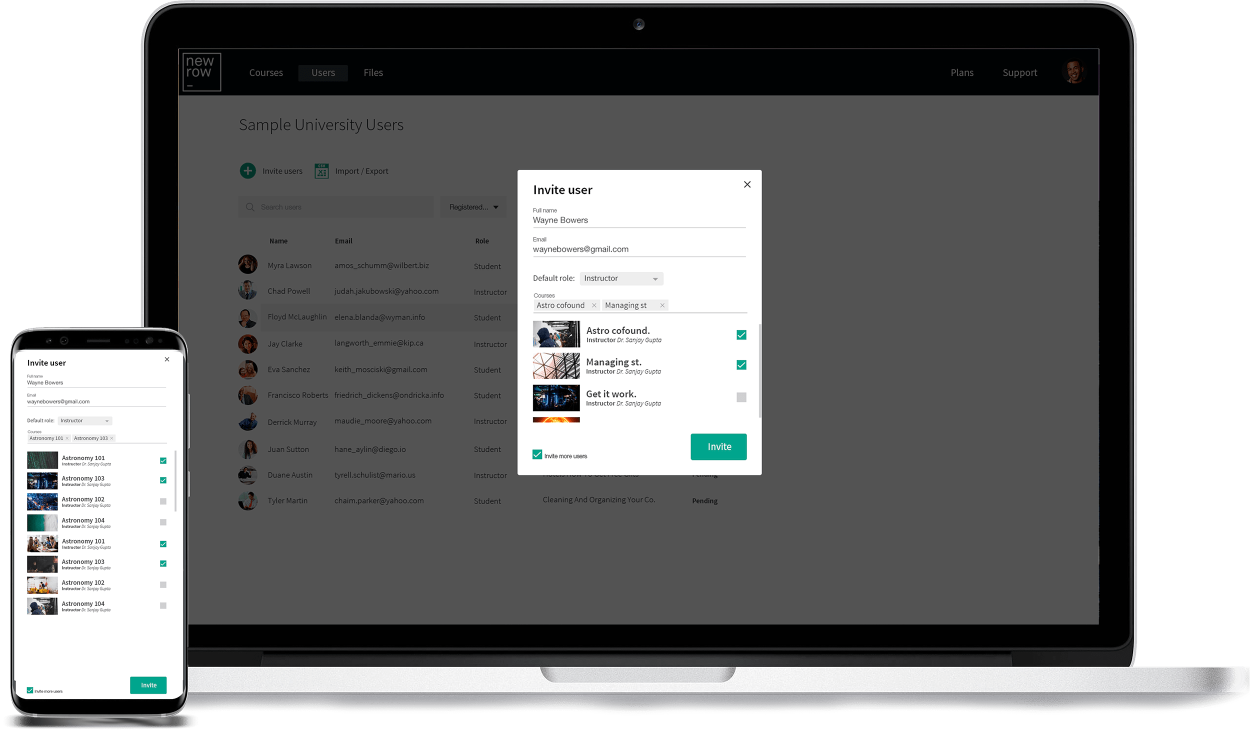 Manage Online Campus